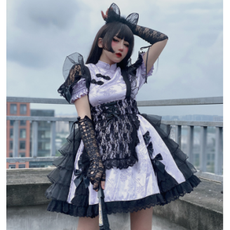 Diamond Honey Chinese Cat Qi Lolita Dress (DH230)